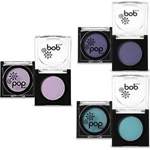 Set of 3 Pop Beauty EyeShadow Violet/Teal/Lavender